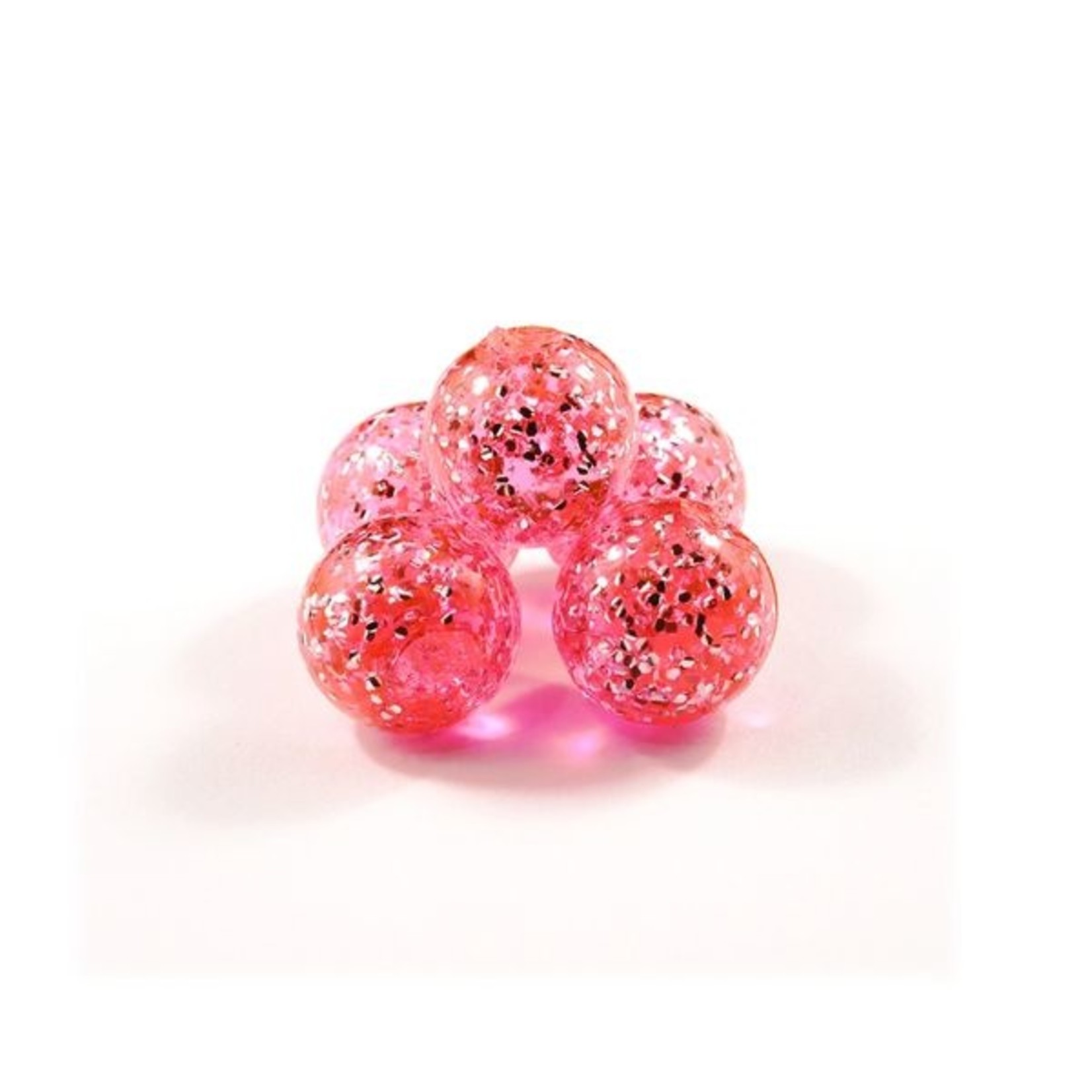 Cleardrift Cleardrift Glitter Bomb Soft Beads Candy Apple 12mm