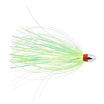 C&H Pearl Baby Lure Chartreuse Tinsel Skirt 1/8oz Head, 2.5"
