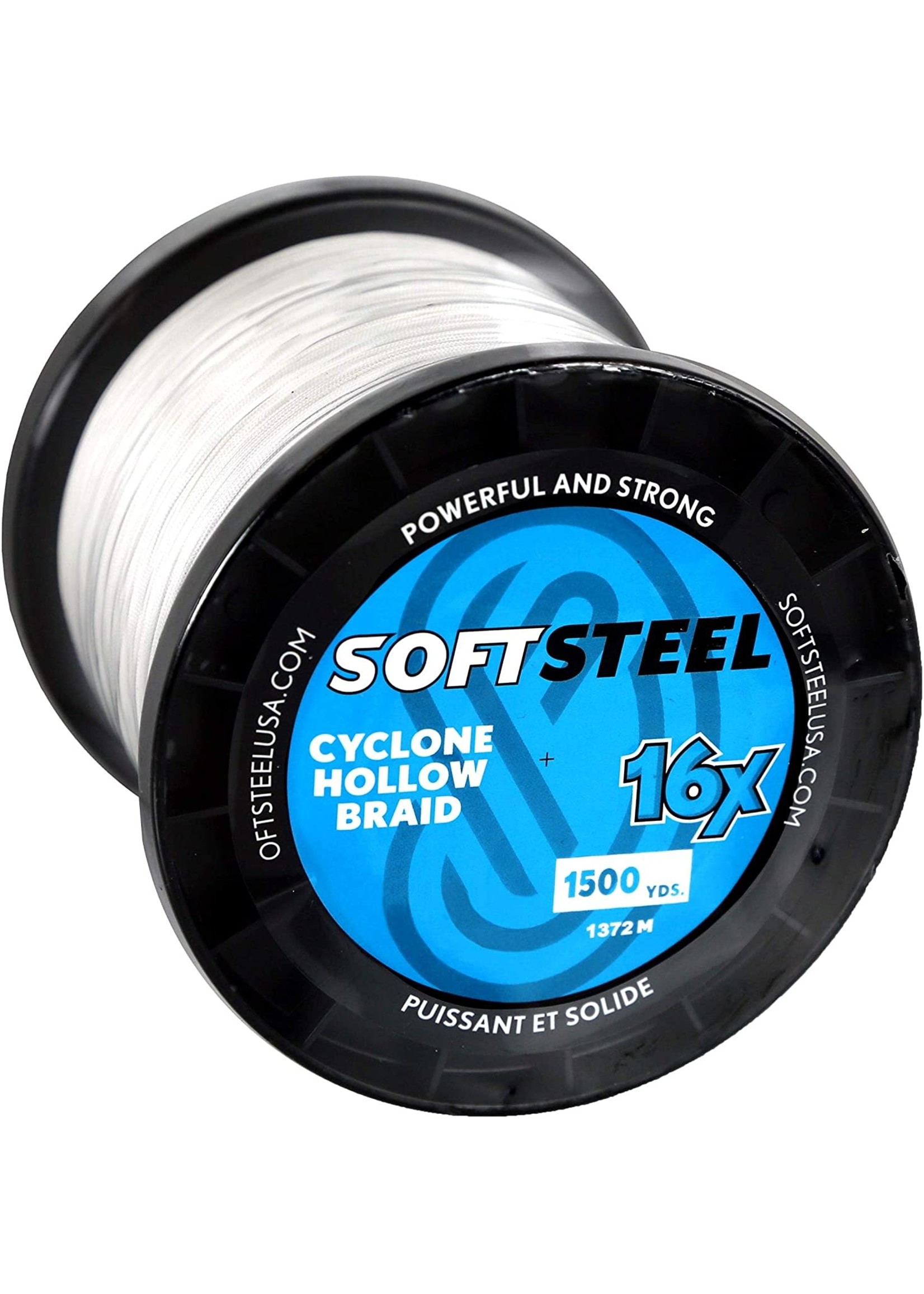 Soft Steel Cyclone Hollow Braid 16x 65lb 1500yd