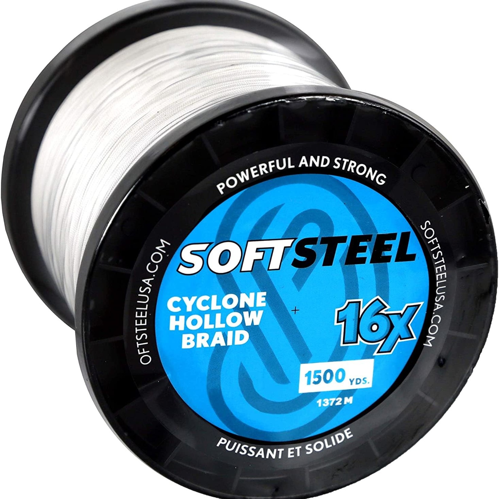 Soft Steel Cyclone Hollow Braid 16x 150lb 1500yd