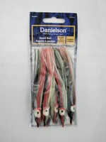 Danielson Danielson SQD4510104 Squid Bait 4.5'' Glow Army Truck Silver Glitter