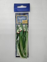 Danielson Danielson SQD453136 Squid Bait 4.5'' UV Evergreen/Pearl 3pk
