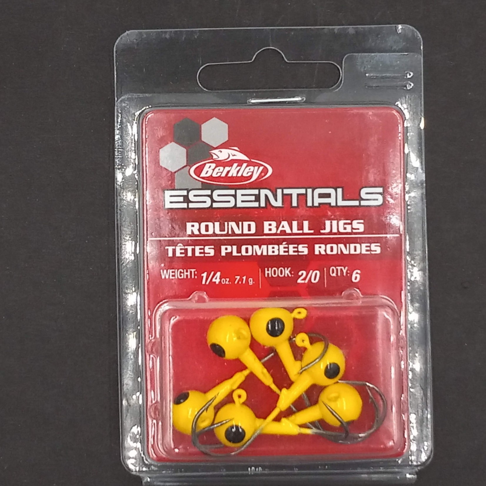 Berkley Berkley Essentials Round Ball Jigs Yellow 2/0 1/4oz