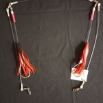 B&J Sporting Goods B&J Halibut Double 3W Rig w/6" Squid Skirt Red/Blk 16/0