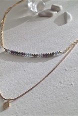 Pika & Bear Diamond Dog Double Strand Bead Necklace