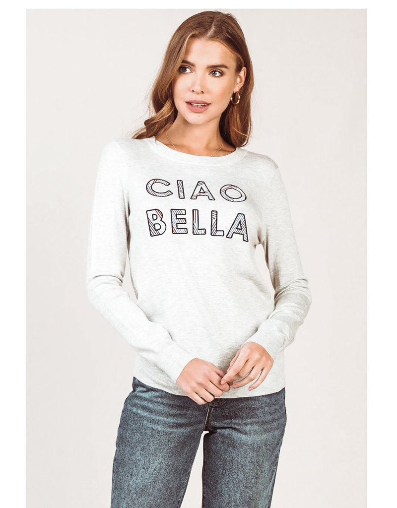 Skies are Blue Ciao Bella Pull Over