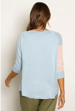 Zaket and Plover Pointelle Star Sweater