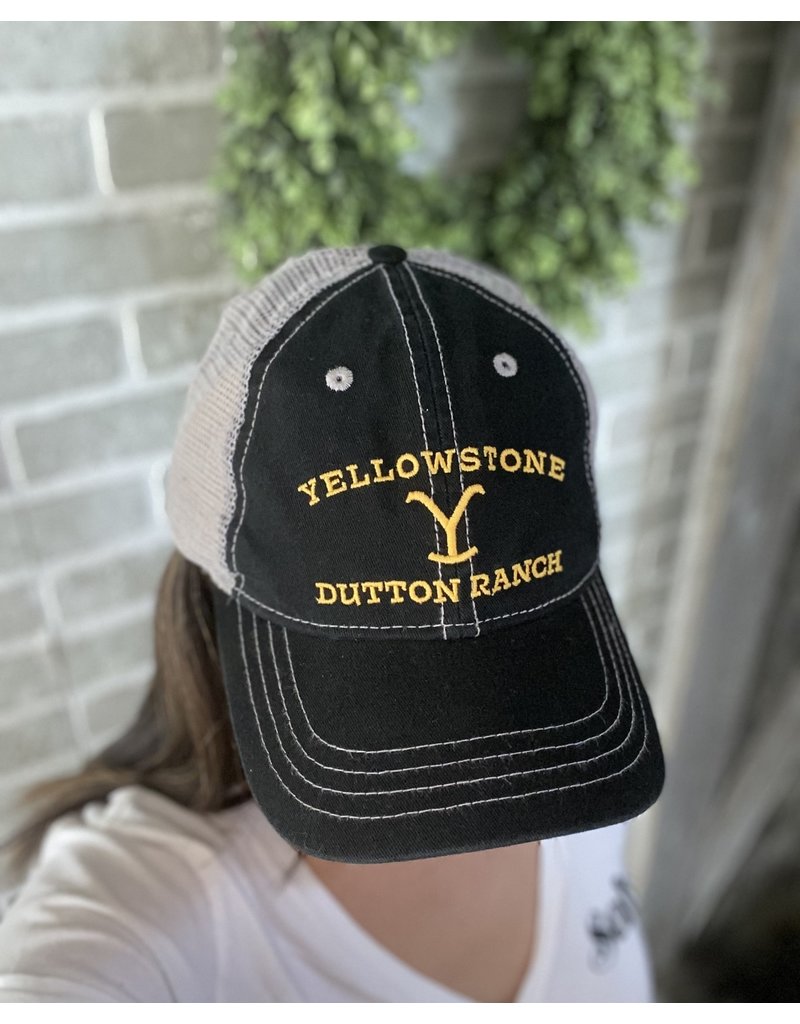 Yellowstone Trucker Hat - Salt and Lime 