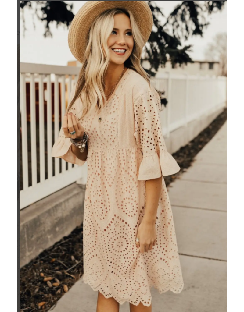 Roolee Falling For You Eyelet Dress