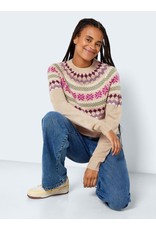 Noisy May Patterned Knit Pullover