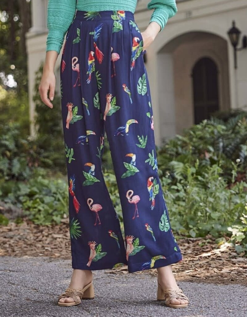 Hatley Tropical Birds Wide Leg Pant