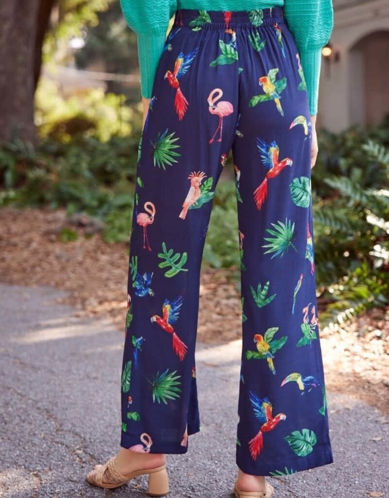 Hatley Tropical Birds Wide Leg Pant