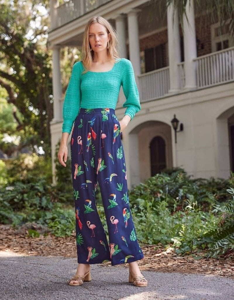 Hatley Tropical Birds Wide Leg Pant