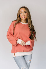 Ampersand Avenue Pink Breeze Pullover Sweatshirt