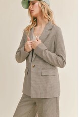 Sage The Label Mirabel Houndstooth Blazer