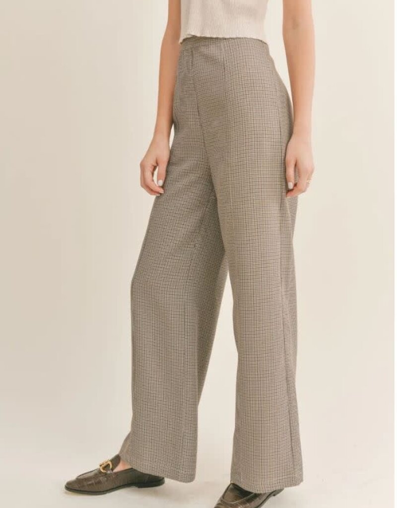 Sage The Label Mirabel Houndstooth Pants