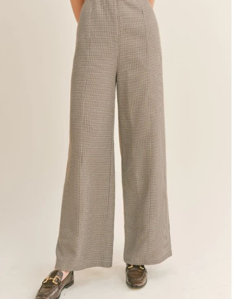 Sage The Label Mirabel Houndstooth Pants