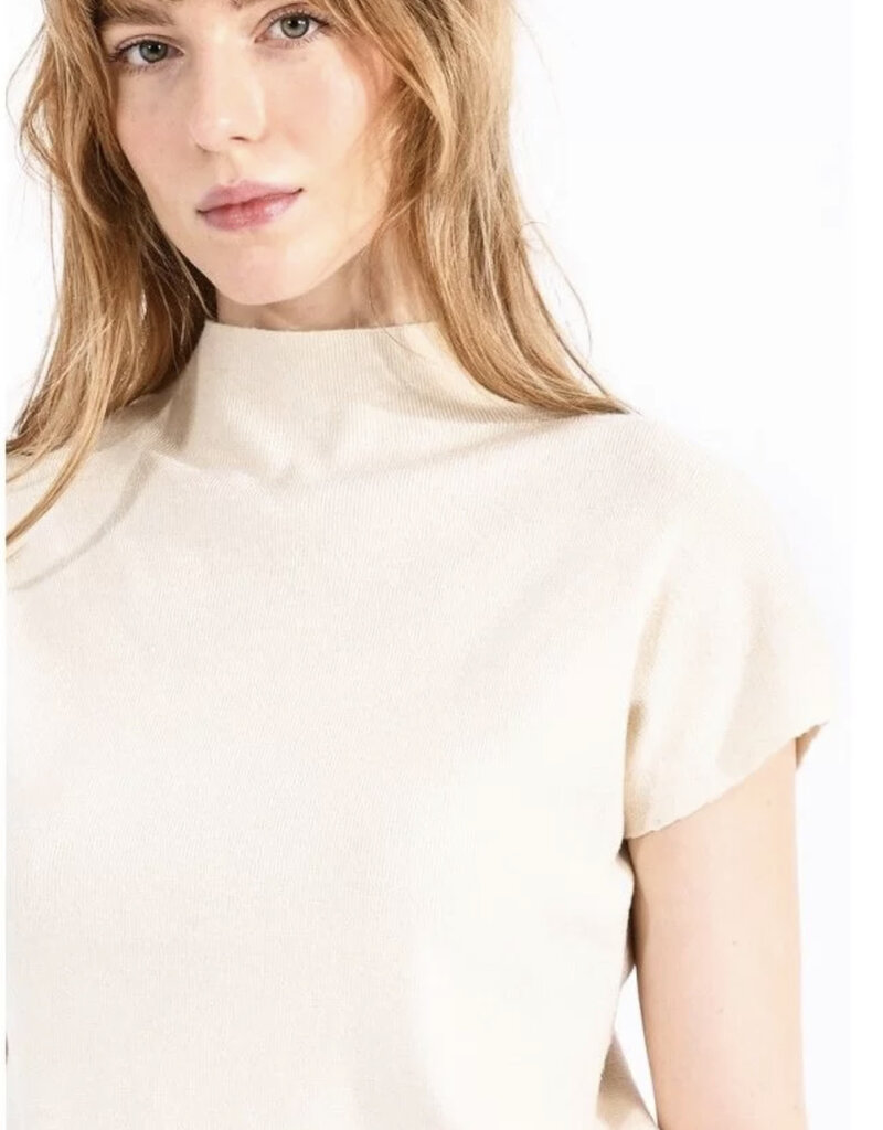 Molly Braken Stand Collar Sweater