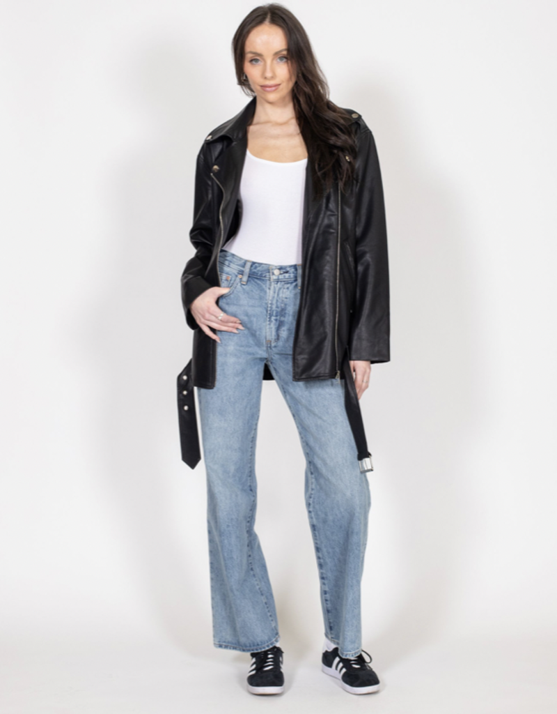 Brunette The Label Florence 2.0 Vegan Leather Jacket