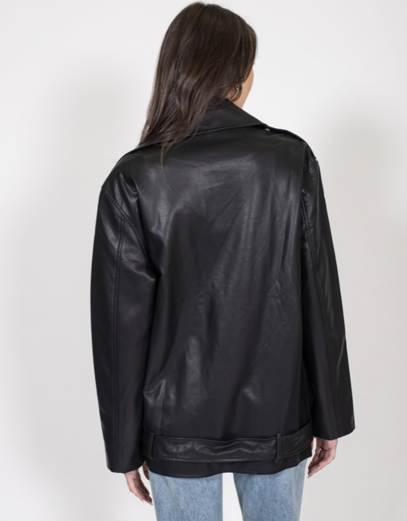 Brunette The Label Florence 2.0 Vegan Leather Jacket