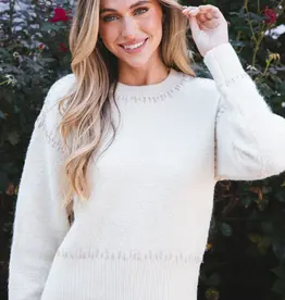 RD International Lottie Crew Neck Sweater