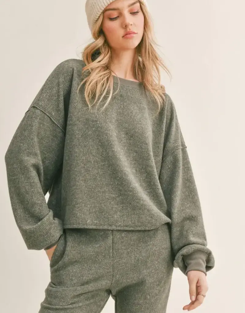 Sage The Label Change Like Weather Reversible Knit Top