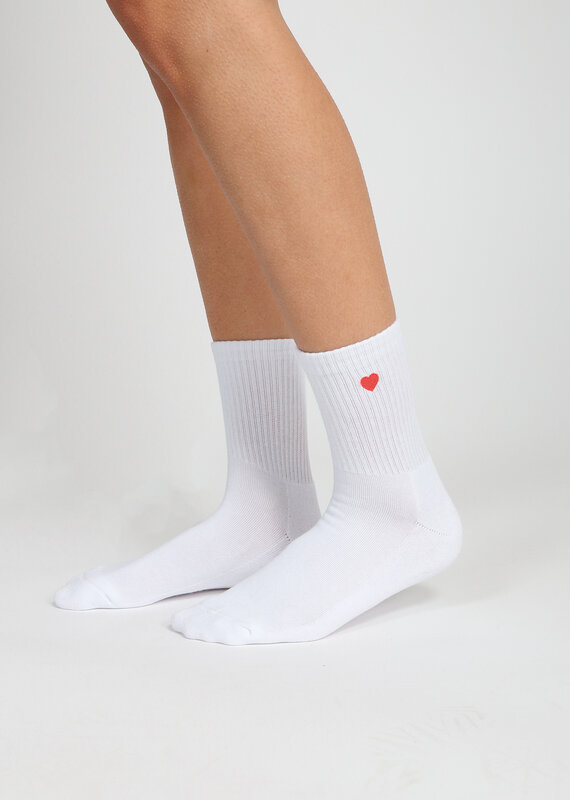 Brunette The Label Heart Sock
