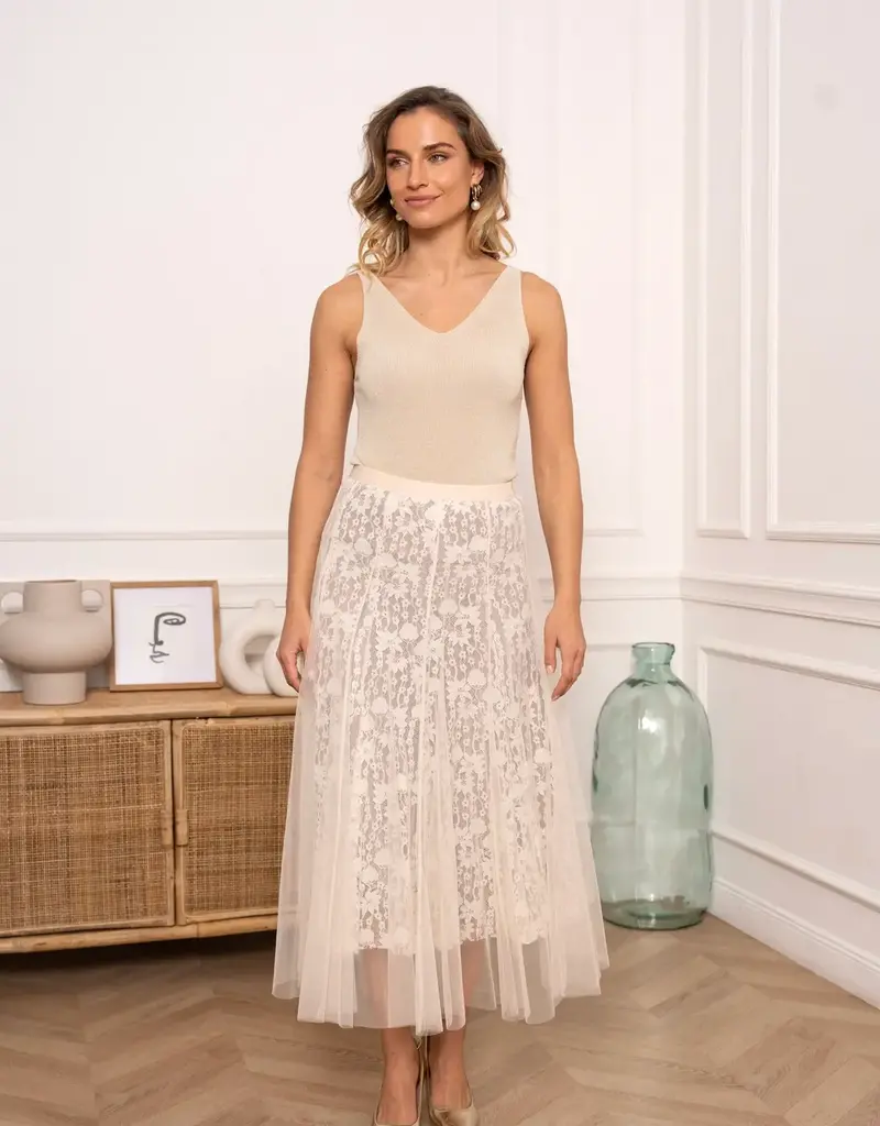 Choklate Paris March Tulle and Lace Skirt