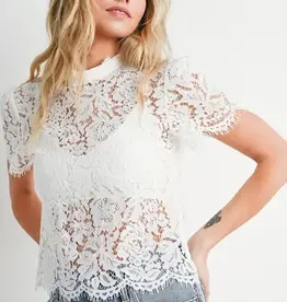 Blueivy Lace Serenity Blouse