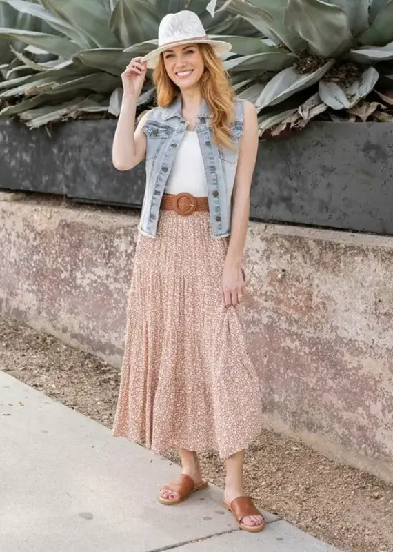 Grace and Lace Go - To Tiered Skirt