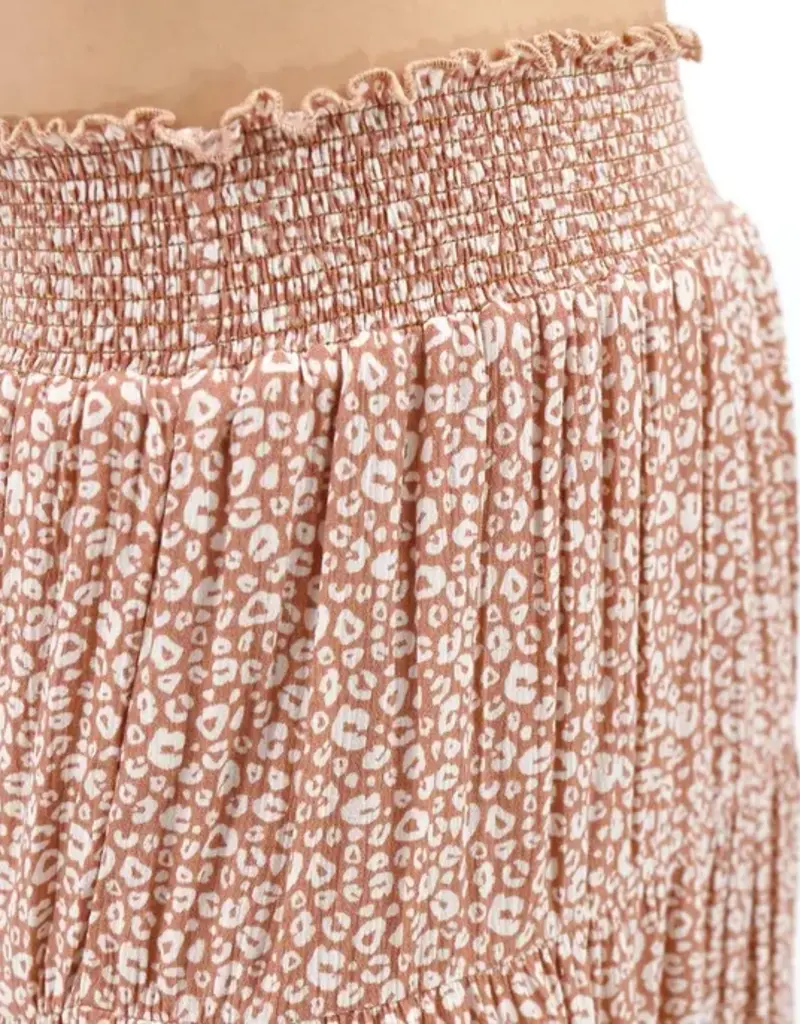Grace and Lace Grace & Lace Go - To Tiered Skirt