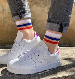 Sockette Mimi Blue, White and Red