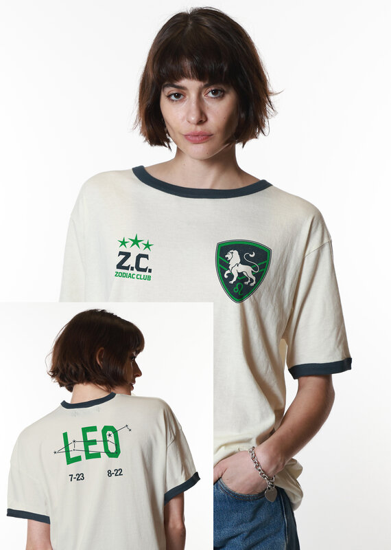 Girl Dangerous Leo - Slouchy Ringer Tee