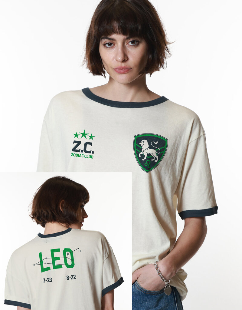Girl Dangerous Leo - Slouchy Ringer Tee
