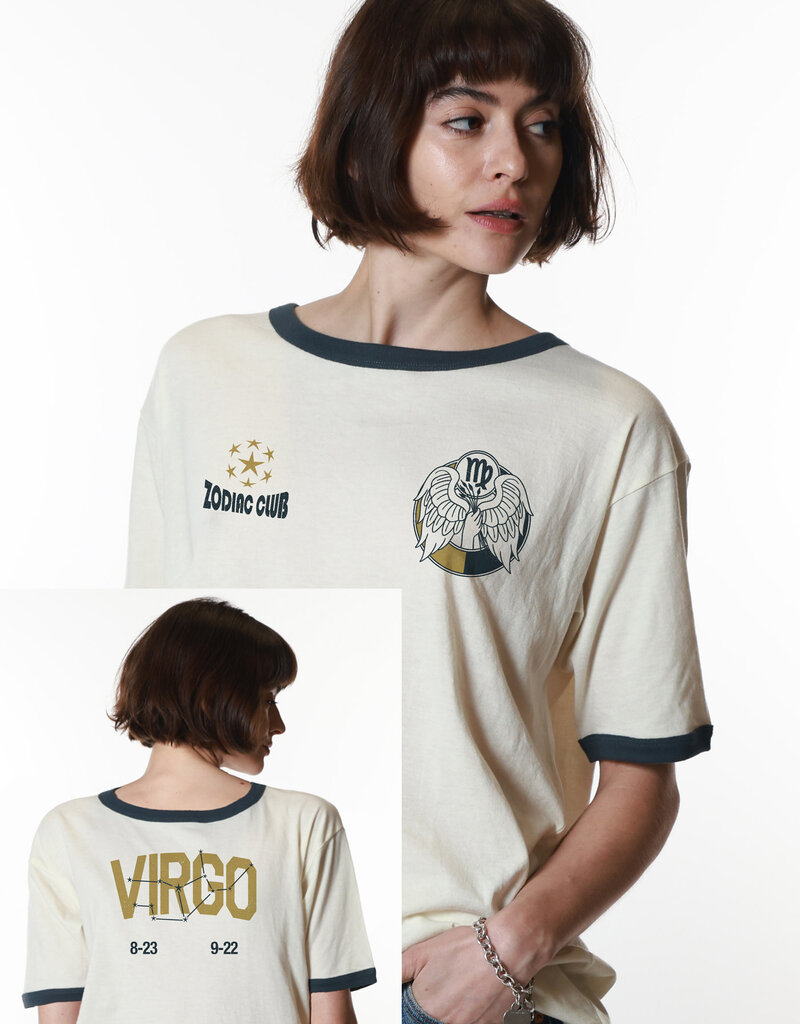 Girl Dangerous Virgo - Slouchy Ringer Tee