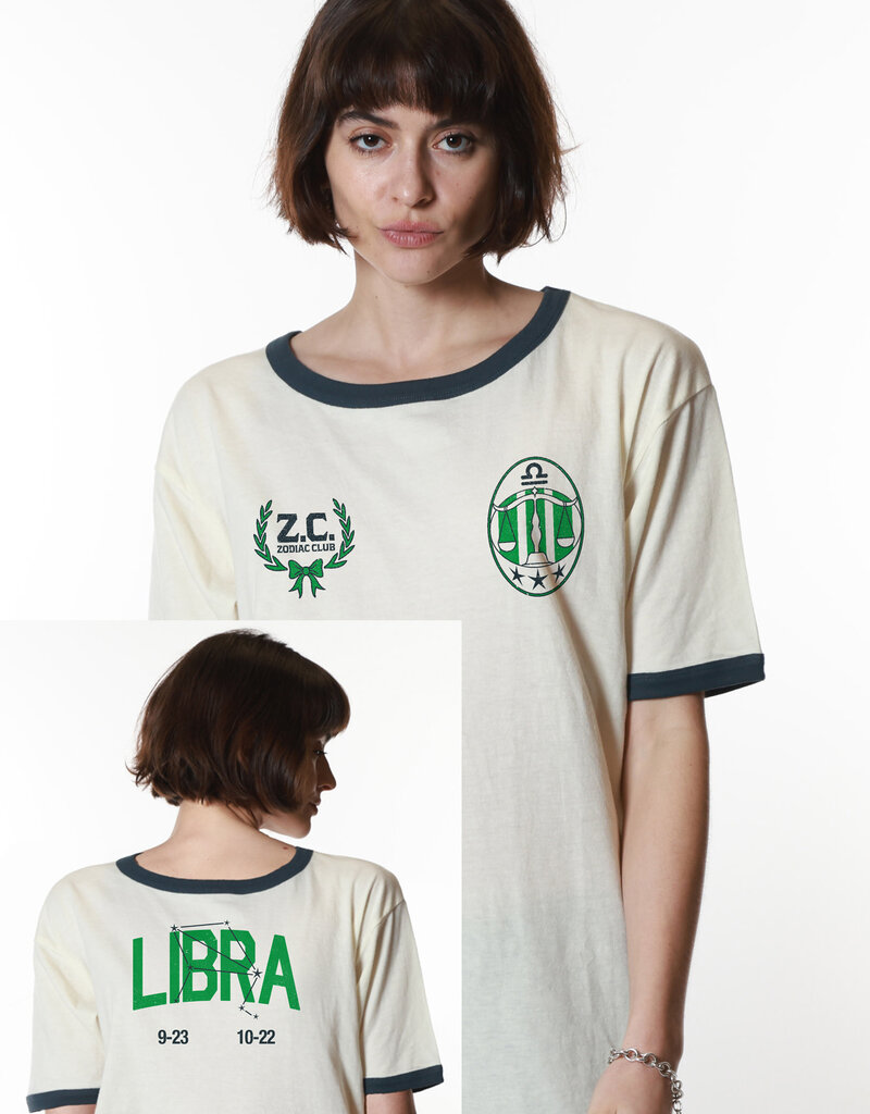 Girl Dangerous Libra - Slouchy Ringer Tee