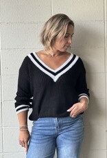 Made in Italy V-Neck Knit Sweater