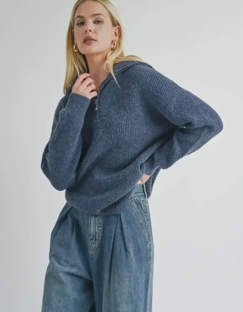 Sage The Label Suzy Half-Zip Sweater