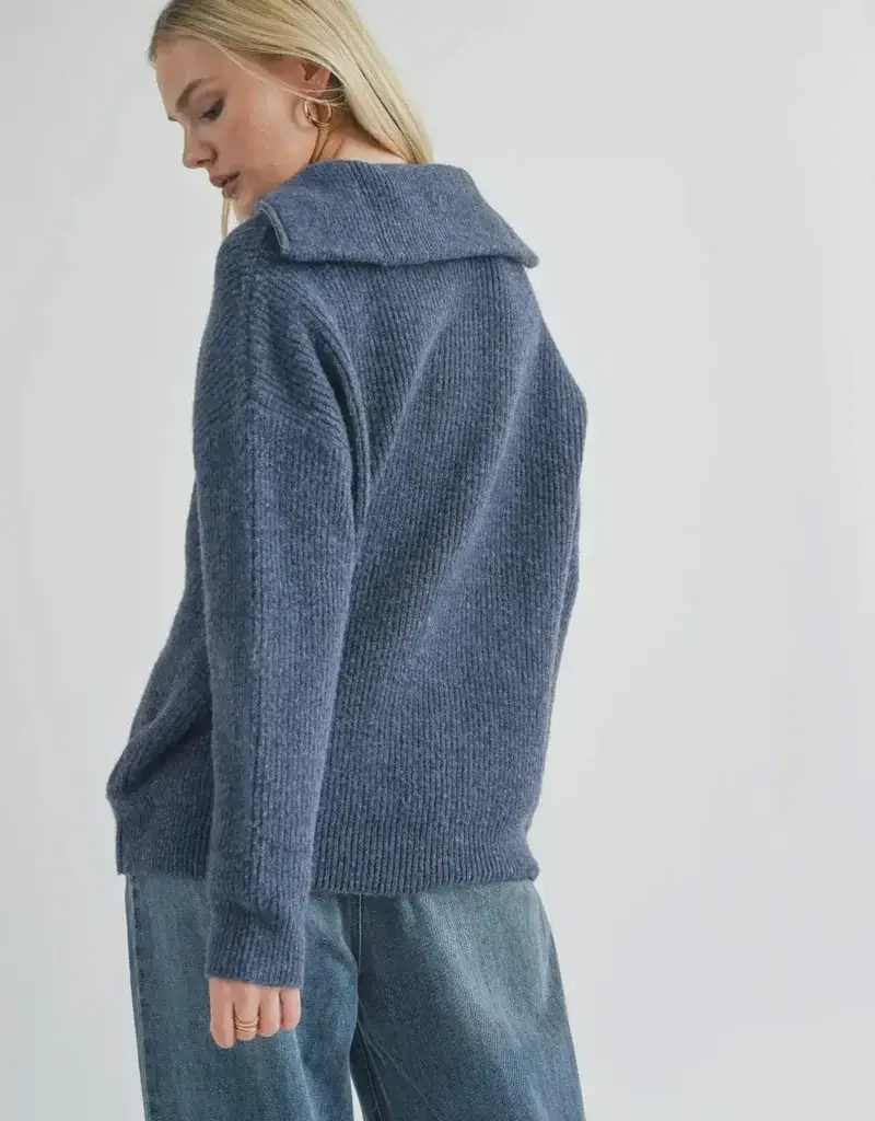 Sage The Label Suzy Half-Zip Sweater