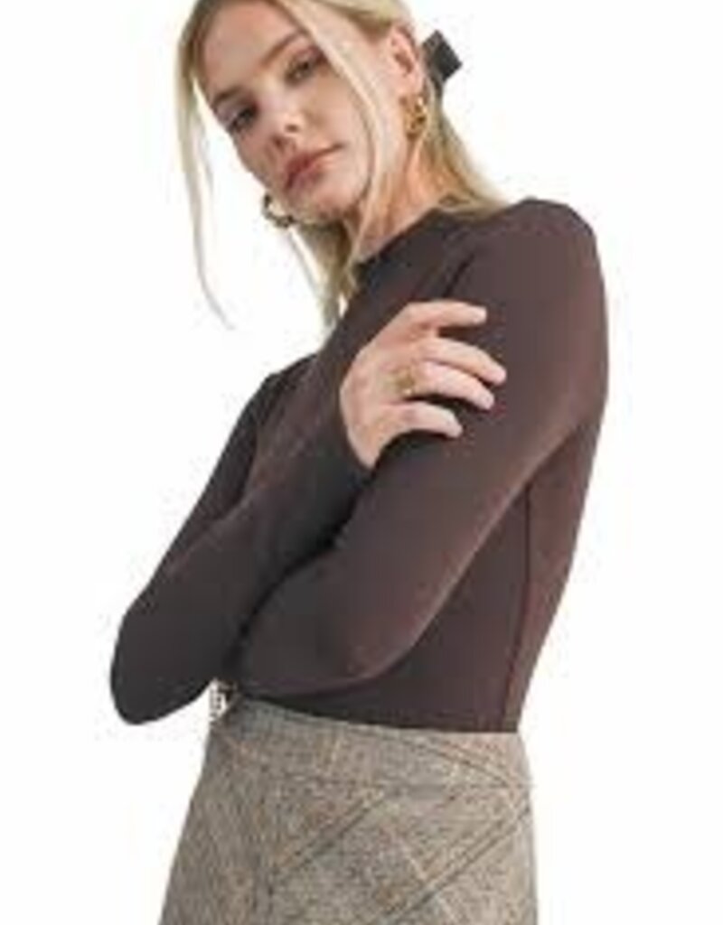 Sage The Label Timeless Mock Neck Top