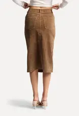 Sage The Label Kahlo Washed Cord Midi Skirt