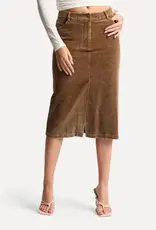 Sage The Label Kahlo Washed Cord Midi Skirt
