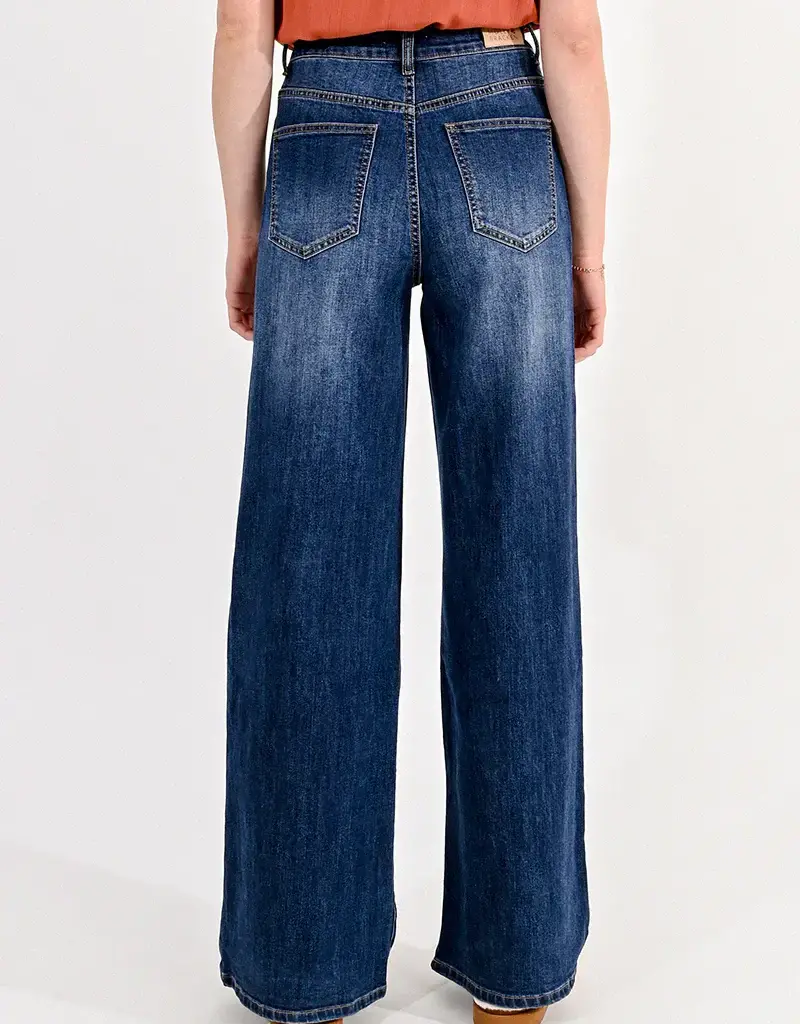 Molly Bracken Wide Leg Jeans Medium Wash