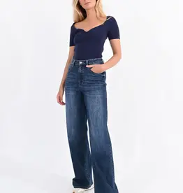 Molly Bracken Wide Leg Jeans Medium Wash