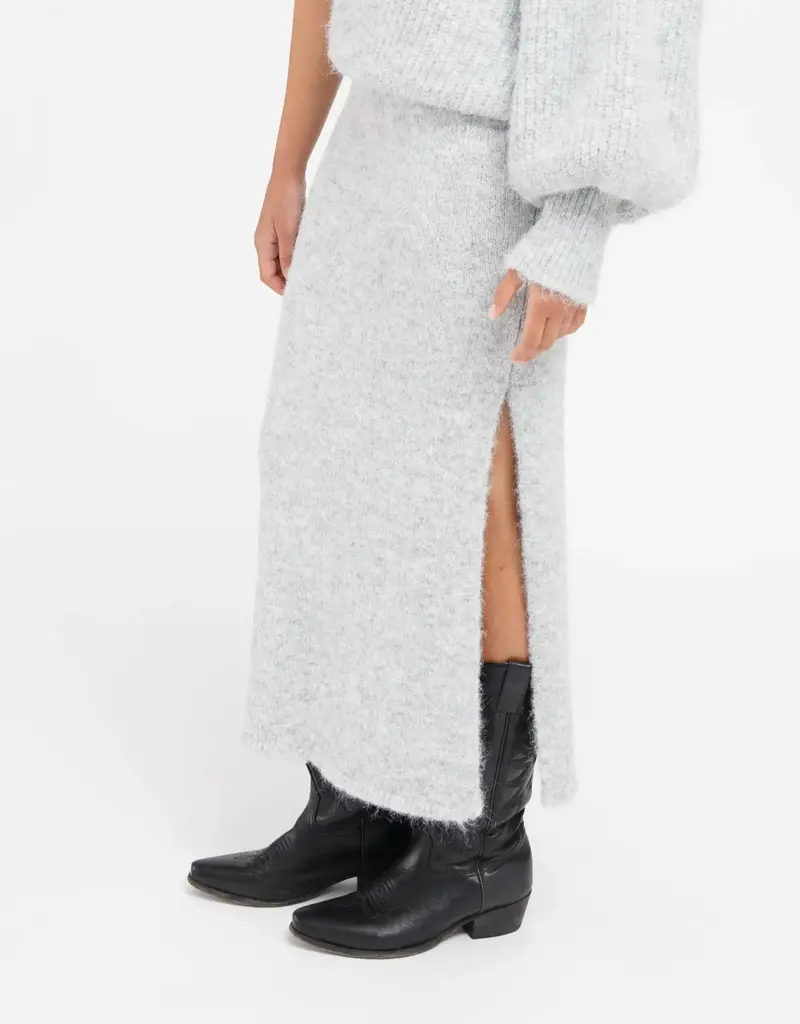 Brunette The Label The Victoria Midi Knit Skirt