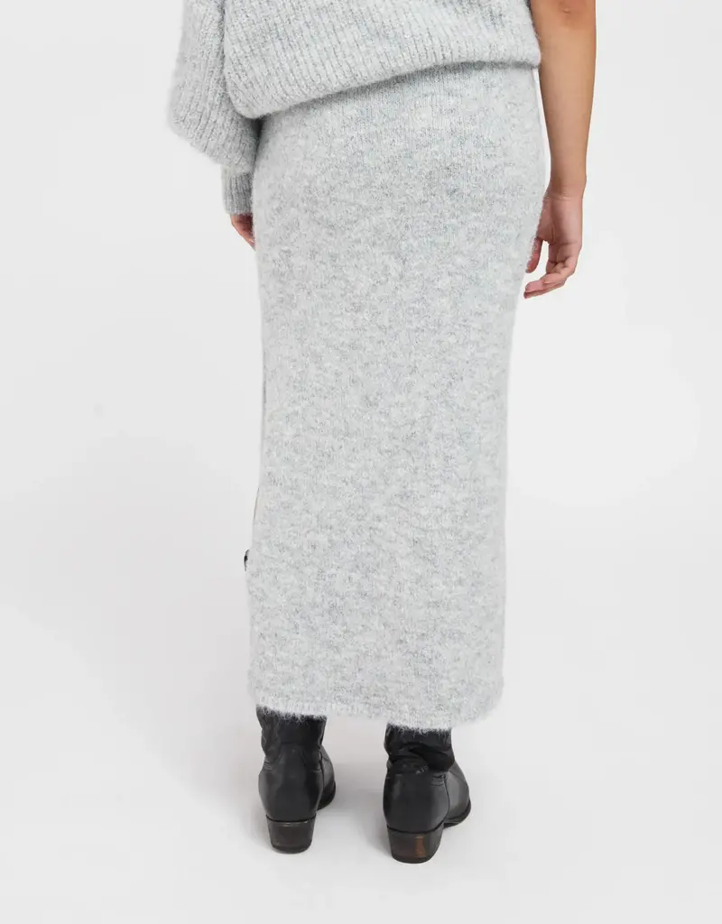 Brunette The Label The Victoria Midi Knit Skirt