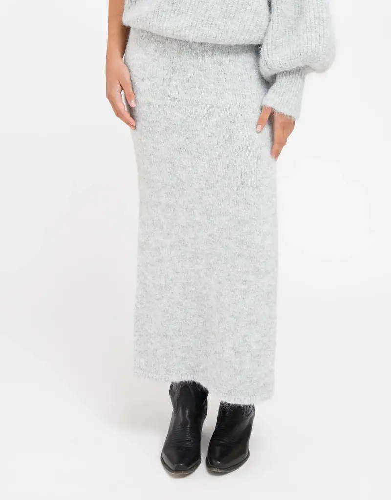 Brunette The Label The Victoria Midi Knit Skirt