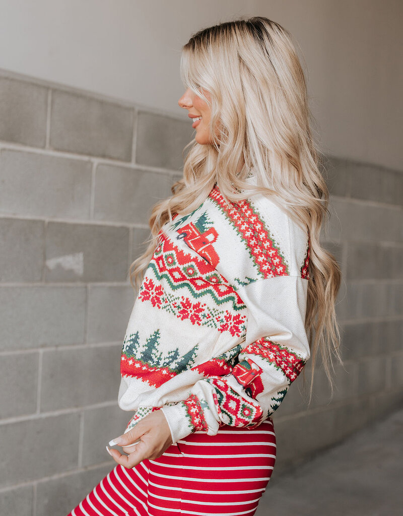 Ampersand Avenue Holiday Lane - University Pullover