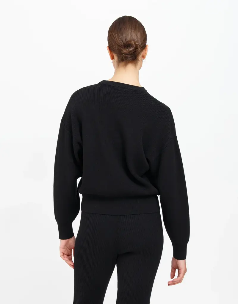 Brunette The Label Olivia Rib Knit Sweater