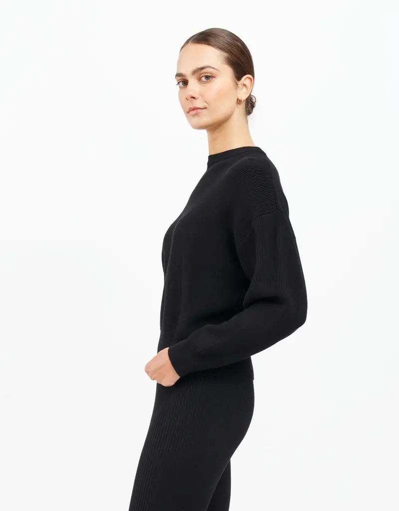 Brunette The Label Olivia Rib Knit Sweater